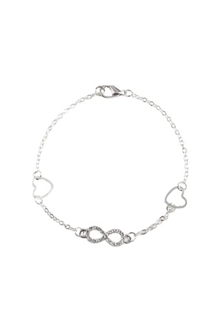 Homyl Plaj Kadın Çiftler Için Çift Kalp Halhal Gümüş Gümüş