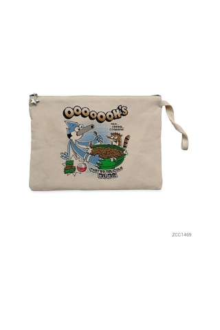 Zepplin Giyim Regular Show Cereal Clutch Astarlı Cüzdan / El Çantası