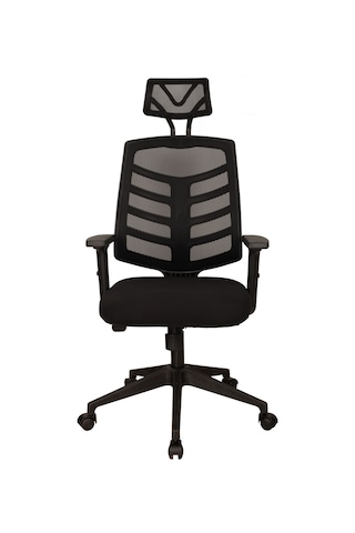 Mobilyakeyfi Bürocci Fileli Müdür Koltuğu - Siyah File - 2350B0541