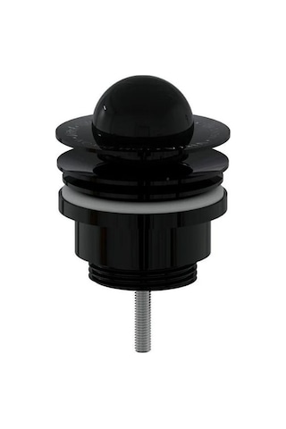 VitrA Liquid Lavabo Yuvarlak Süzgeci Sabit Parlak Siyah A4516939