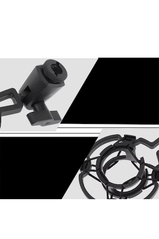 Yayın Stüdyo İçin Mikrofon Tutucu Plastik Shock Mount - Al4724
