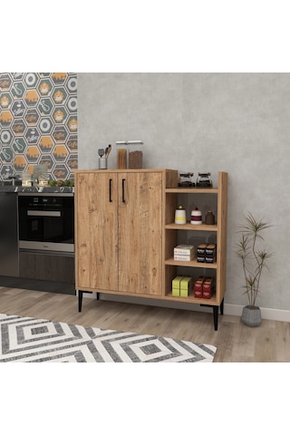Arnetti Mutfak Banyo Dolabı Leskar Çok Amaçlı Dolap, Atlantik Çam