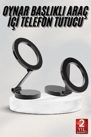 Bfs Araç Içi Telefon Tutucu İos Uyumlu Magsafe Manyetik Mıknatıslı