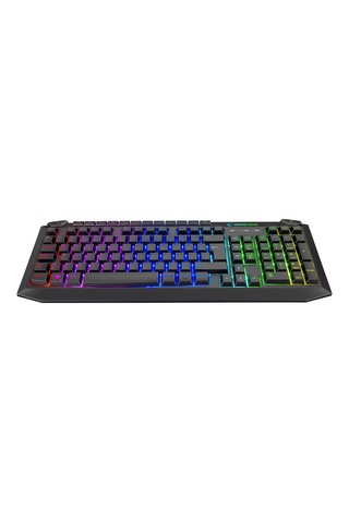 Kb-r310 Broker Siyah Usb Gökkuşağı Zemin Aydınlatmalı Oyuncu Klavye + Mouse Set Optik