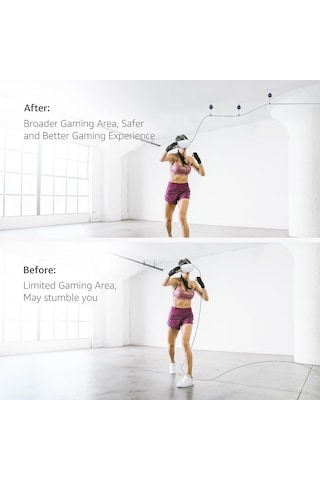 Kıwı Design Vr Kablo Yönetimi, 3 Paket Vr Makara Sistemi - Beyaz