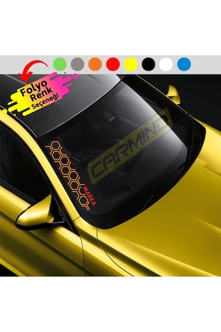 Chevrolet Aveo Petek Ön Cam Sticker