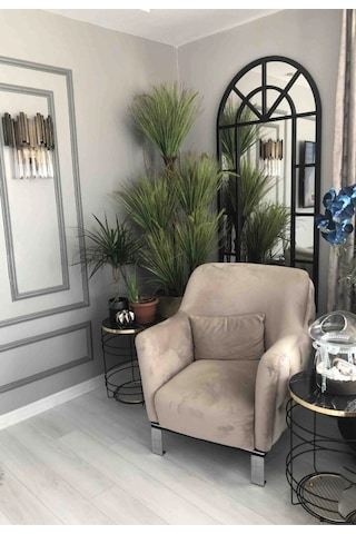 Pencere Model Ayna Duvar Aynası Salon Aynası Dressuar Aynası Siyah