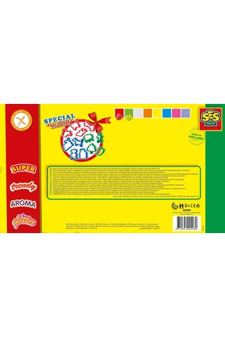 Ses Creative Oyun Hamuru Tutkusu 8 x 90 G Ve Kesici Kalıplar