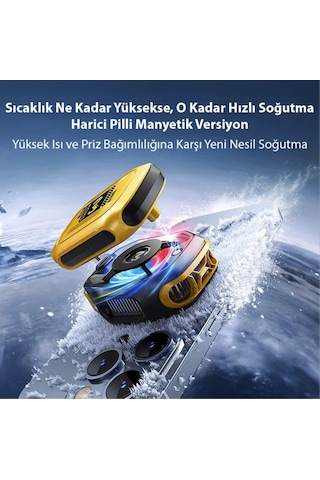 Bataryalı Yüksek Soğutma Telefon Soğutucu Fan Oyun Gaming Youtuber Yayıncılar Memo
