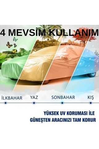 Guard Branda Mercedes A-serisi W168 Uzun Kasa 1997 1998 1999 2000 Uyumlu Pvc %100 Su Geçirmez 4 Mevsim Kullanım