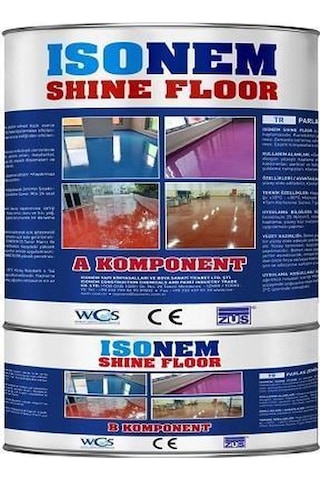 Isonem Shine Floor Parlak Zemin Kaplama 4.5 Kg
