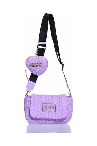 Versace Jeans Couture 74va4bo5-zs584-302 Lila Kadın Omuz Çantası Lila