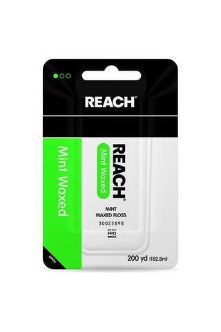 Reach Diş İpi, Mumlu, Nane, 200 Yard 4'lü Paket