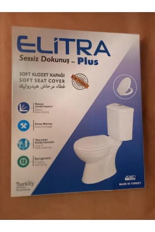 Klozet Kapağı Elitra Beyaz