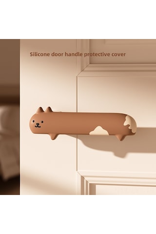 Youtek Gri Sol Açılış Silikon Kapak: Odalar/banyolar İçin Gürültü Azaltıcı, Çarpma Engelleyici, Duvar Koruyucu Kaldırımlı Kilit Koruyucu 15.7 4.7 5 Diğer