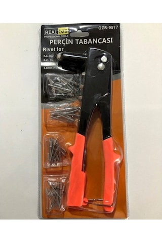 Perçin Makinası Tabancası Elle Sıkım Perçin Aleti 40 Adet Perçin