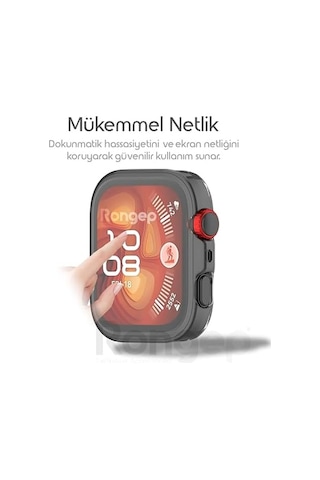 Watch Fit 4 Pro İçin 360 Kasa Koruyucu Yumuşak Tpu Kılıf Dokunmatiği Ve Netliği Etkilemeyen Fit 4 Pro Ekran Koruyucu Kılıf Darbelere Karşı Watch Fit4 Pro Koruma Şeffaf