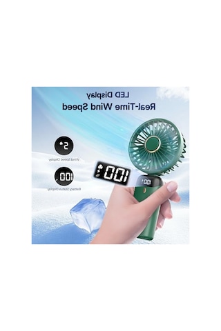 Taşınabilir Usb Vantilatör, 4200mah Şarjlı Ve Çok Amaçlı