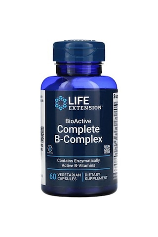 Life Extension Bioactive Complete B Vitamin Complex 60 Vegetarian