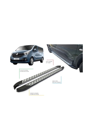 Renault Trafıc Uzun Şase Noktalı Yan Basamak 2014 2015 2016 2017 2018 2019 2020 2021 2022 2023 2024 2025 2026