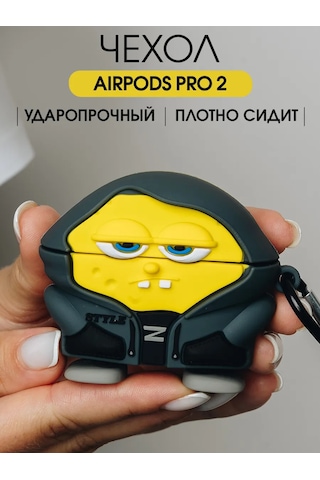 Soltykıds Airpods Uyumlu Pro2 İçin Silikon Kılıf Kulaklık Kılıfı Airpods Uyumlu 173801475 Siyah