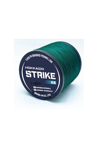 Hokkaido Strike Yeşil 4 Kat 0.16.-mm 500.-m-,ip,örgü,ipek Misina