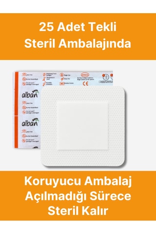 Steril Yara Pedi Nonwoven 10 Cm X 10 Cm 1 Kutu 25 Adet
