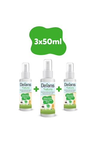 Defans Natura Bitkisel İçerikli Koruyucu Vücut Spreyi 3'lü
