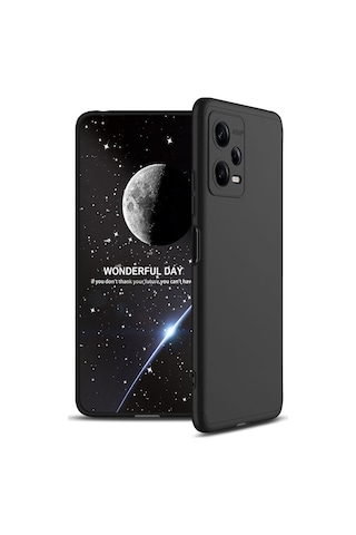 Xiaomi Redmi Note 12 5g Kılıf Zore Ays Kapak Siyah
