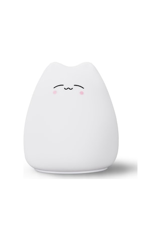 Konesam Kedi Desenli Silikon Gece Lambası - Led Renk Değiştirme Ve Sabit Renk Özelliği, 3aaa Pil İle Çalışır, Oda Dekoru Ve Hediye Diğer