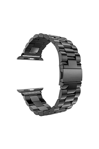 Apple Watch Ultra Metal Stainless Steel İçin Kordon Siyah