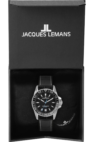 Jacques Lemans 1-2205a Lıverpool Dıver Erkek Kol Saati Gümüş - Siyah