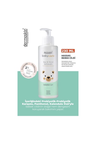 Dermoskin Babycare Saç & Vücut Şampuanı 230 ML