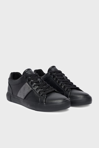 Guess Cribe Logolu Sneaker Ayakkabı Fmtcrıfal12 Erkek Ayakkabı Fmtcrı Fal12 Black Siyah