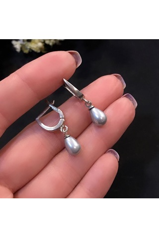 Stela Fashıon İnci Gümüş Küpe