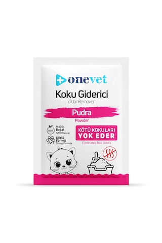 Onevet Kedi Koku Giderici Pudra Kokulu 15 Adet 25 Gr. Oc206b15