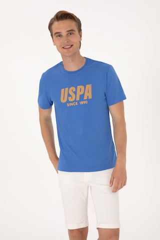 U.S. Polo Assn. Erkek Regular Fit Bisiklet Yaka İndigo Tişört 50306966-VR028