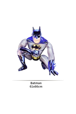 Batman Folyo Balon Adet Fiyatıdır - Gri