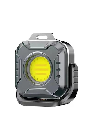 Cob Cep Lambası Anahtarlık El Feneri Usb Şarj Edilebilir 6 Mod Süper Parlak Mini Taşınabilir Mıknatıslı Çalışma Işığı Açık Hava Kampı Kırmızı Beyaz Işık-6 Mod