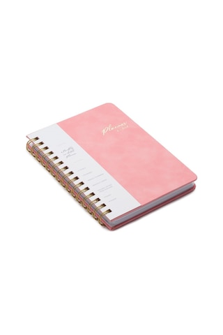 Sp. Vegan Deriş Sert Kapak Planlayıcı. A5. 100 Gr. , 176 Sayfa. 4 Yap. Sticker Ve Cep.pembe Pembe