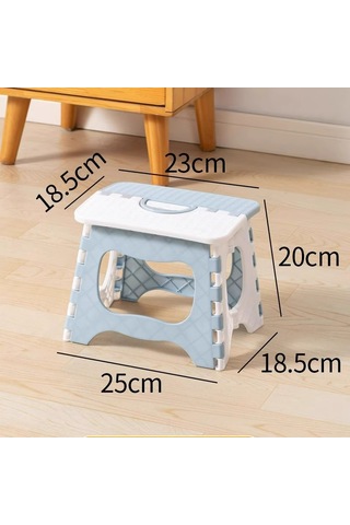 Crosswing Ev Katlanır Tabure-mavi Mavi