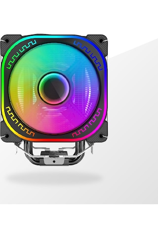 Game Master Gm-120h 2 Fanlı 4 Bakır Borulu Argb Kule Tipi Cpu Fan