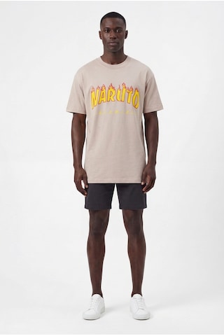 Blow Up Future Gen Naruto Oversize Erkek T-shirt 141414 Krem