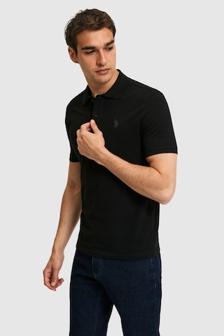 U.s. Polo Assn. Erkek Siyah Tişört Basic 50322347-vr046