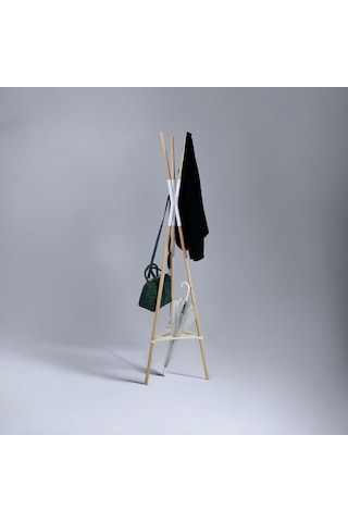 Ahşap Ayaklı Elbise Askısı-ahşap Tasarım Portmanto 160 X 44 Cm Diğer