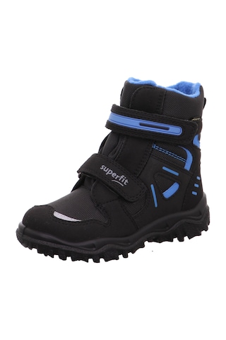 Superfit 1-809080 Husky Çocuk Siyah/mavi Gore-tex Bot Siyah - Mavi