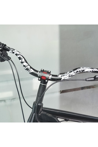 Suntek Dağ Bisikleti Gidon Dh Bisiklet 31.8Mm Yükseltici Siyah-780Mm Siyah