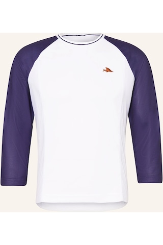 Cafe Du Cycliste Radshirt Barbara, Uzun Kollu Mesh Bisiklet Forması Lacivert