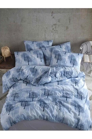 Tek Kişilik Premium Ranforce Yumuşak Dokulu Lastikli Çarşaf Takımı Pusula