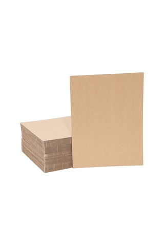 50X70Cm 3Mm Oluklu Mukavva Karton - Hobi Kartonu - Maket Kartonu 50X70Cm 3Mm 24'Lü Paket